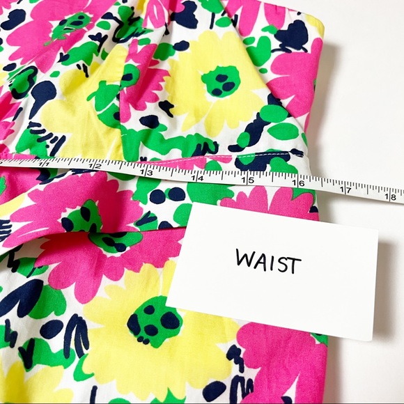 Lilly Pulitzer NWT Avaline Dress 10 Doodle Bug Daisy mini convertible strapless - Picture 9 of 12